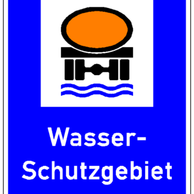 Verkehrszeichen Wasserschutzgebiet