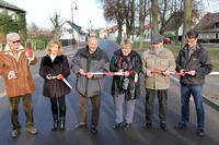Verkehrsfreigabe der erneuerten Kreisstra&szlig;e in der Ortslage Selchow, einem Ortsteil der Stadt Storkow (Mark). Foto: Landkreis Oder-Spree
