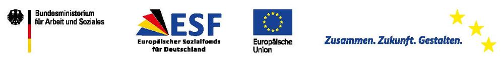 F&ouml;rderhinweis des europ&auml;ischen Sozialfonds
