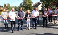 Verkehrsfreigabe der grundhaft ausgebauten Ortsdurchfahrt Kummerow am 21. September 2018.