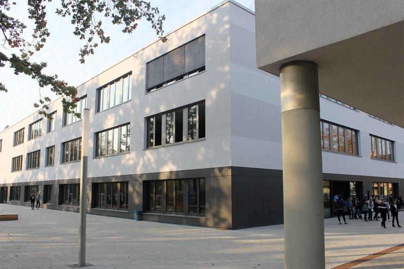 Erweiterungsneubau am Carl Bechstein Gymnasium in Erkner.