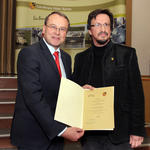 Ernennungsurkunde f&uuml;r Rolf Lindemann