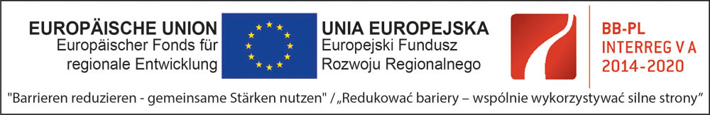 F&ouml;rderhinweis: Kooperationsprogramm INTERREG VA Brandenburg - Polen 2014 - 2020 im Rahmen des Ziels &raquo;Europ&auml;ische territoriale Zusammenarbeit&laquo; des Europ&auml;ischen Fonds f&uuml;r regionale Entwicklung (EFRE)