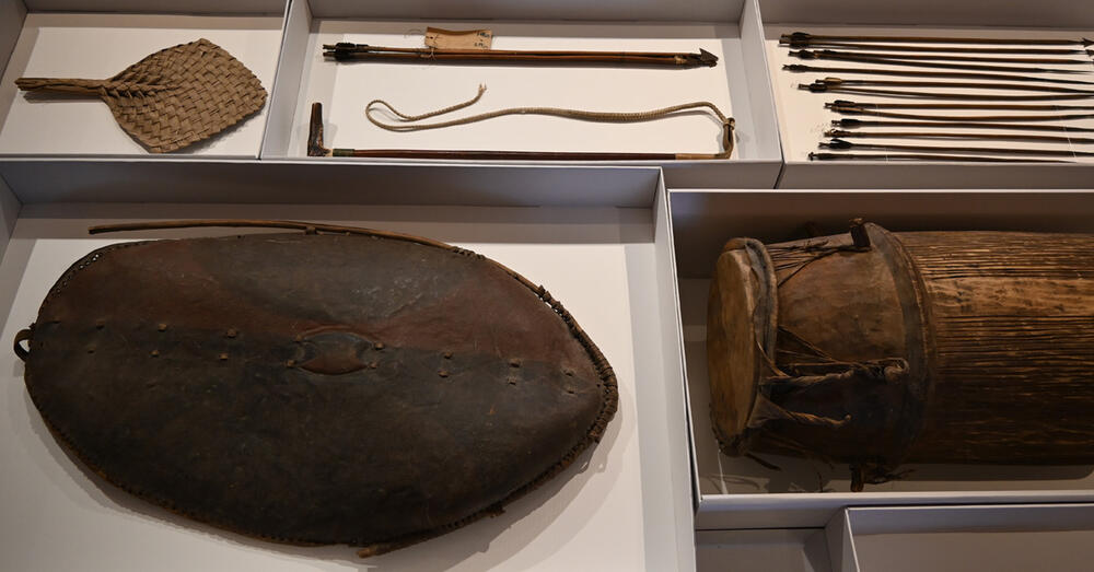 Ausstellungsst&uuml;cke aus der Ausstellung &uuml;ber Kolonialgeschichte Museum Oder-Spree