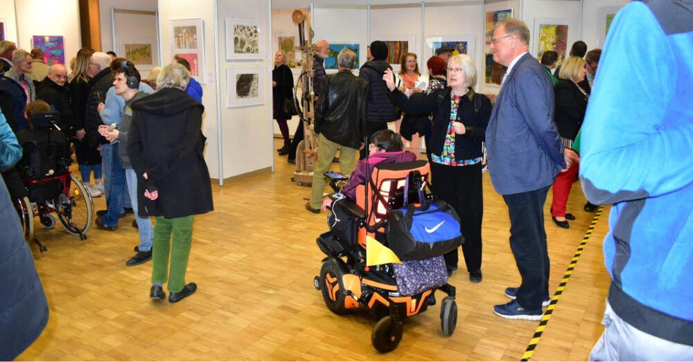 Ausstellung "Ermutigung - Kunst behinderter Menschen" in F&uuml;rstenwalde er&ouml;ffnet