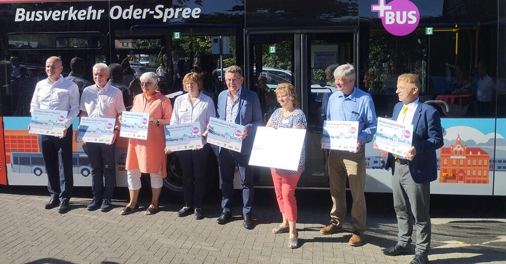 Einweihung der 44. PlusBus-Linie zwischen K&ouml;nigs Wusterhausen und Erkner