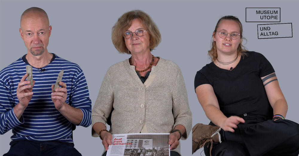 Sven Quenzel - Club Marchwitza, �Dr. Ilona Weser - Vereinsvorstand Forum Kulturerbe der DDR und Al Tizki - Klimaaktivist:in und Politikerin