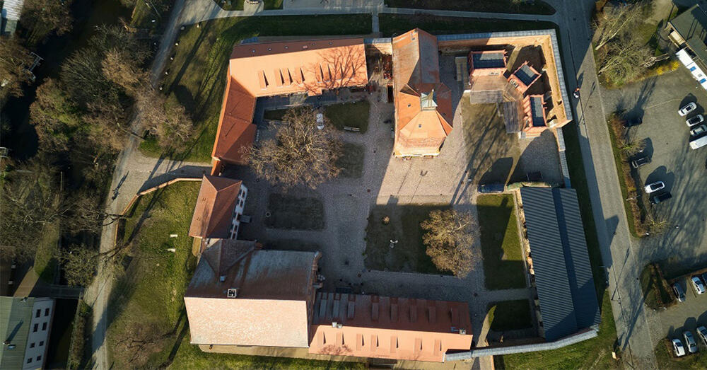 Luftbild Burg Beeskow