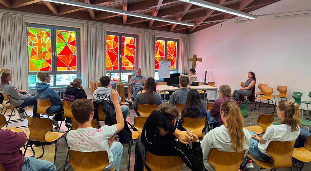 Im Bernhardinum in F&uuml;rstenwalde kamen Sch&uuml;lersprecherinnen und Sch&uuml;lersprecher aller Jahrg&auml;nge zur Diskussion zusammen
