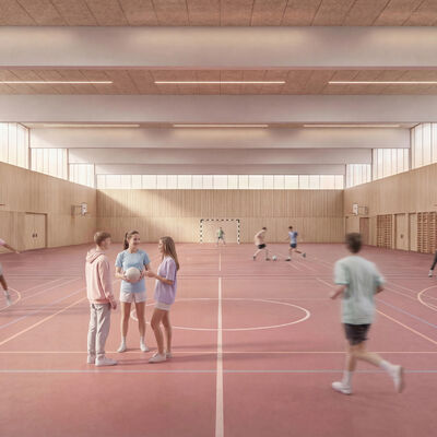 Schaubild Turnhalle